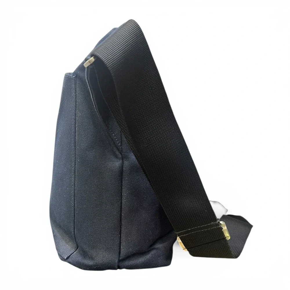 Jack Spade Greene‎ St Messenger Bag Navy Blue Canvas Laptop Commuter Bag